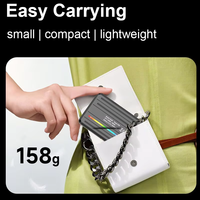 D10S RGB Mini Portable Rechargeable LED Studio Pince Téléphone Température de Couleur Réglable Veilleuse Lumière d'Appoint pour Selfie et Photographie