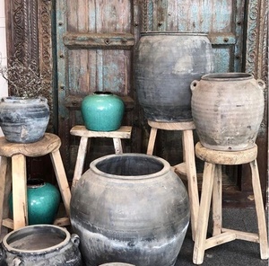 Antique Decorative Storage <strong>Basket</strong> With Handle Shallow <strong>Wicker</strong> Storage <strong>Basket</strong> - Product Image 6