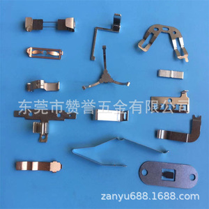 Contactos de resorte de chapa de hierro estampada ZY-207 de 43.65mm para terminales de baterías de botón - Product Image 5