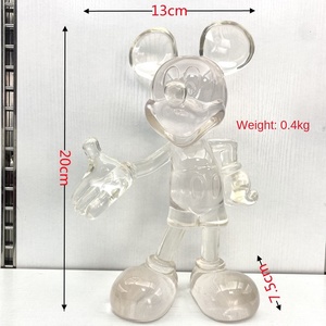 Gran oferta resina hecha a mano ecológica <span class=keywords><strong>Mickey</strong></span> Mouse adornos artesanales sala de estar entrada TV gabinete escritorio muñeca de dibujos animados - Product Image 2