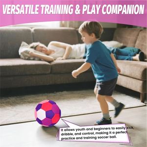 Balón de Fútbol Ligero de Tela Suave para Entrenamiento y Práctica - Product Image 2