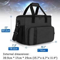 Sac de rangement personnalisable en tissu cationique résistant à l'eau, grande capacité, pour accessoires de jeux PS4/PS5, manettes et pique-nique