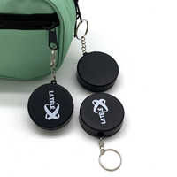 Mini rondelle de hockey en mousse PU promotionnelle, porte-clés avec impression de logo personnalisé