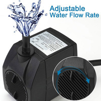 Pompe à eau submersible Jier 290 GPH pour aquarium, fontaine, bassin