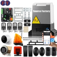 Operadores de Motores Deslizantes Automáticos de CA de Alta Calidad 370 W 800 kg Kit Abridores de Portón Deslizante de Aluminio con Wifi y Accesorios