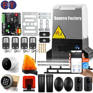 Kit Complet Ouvre-Portail Coulissant Automatique AC <span class=keywords><strong>de</strong></span> Haute Qualité 370W 800kg, Moteur en Aluminium avec WiFi et Accessoires - Product Image 2