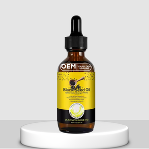 OEM/ODM 100% penekan dingin alami minyak biji hitam suplemen <span class=keywords><strong>Herbal</strong></span> untuk pertumbuhan rambut dewasa produk kecantikan pijat wajah - Product Image 1