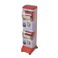 Distributeur de jouets classique blanc et orange, distributeur de capsules de jouets, distributeur de jouets japonais pour enfants, machine à gachapon