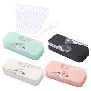 Caja de Almacenamiento Portátil para Palillos de Dientes y Hilo Dental Reutilizable, Dispensador Automático de Hilo Dental - Product Image 1