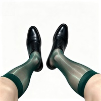 Nouvelles chaussettes habillées ultra-fines en nylon transparent pour hommes Aurora, respirantes et douces, idéales pour le bureau, les occasions formelles et le quotidien