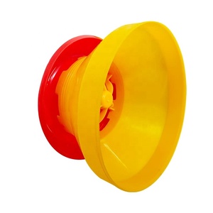 Comederos y <span class=keywords><strong>bebederos</strong></span> de pollo con tolva automática YZB, alimentador de pollitos Turbo de plástico con tapa - Product Image 4
