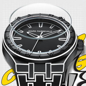 FAIRWHALE Relojes <span class=keywords><strong>Manga</strong></span> Estilo Relojes de cuarzo Moda Deportes Correa de silicona Relojes para hombres - Product Image 5
