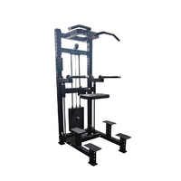Appareil de musculation multifonctionnel commercial pour triceps, en acier au carbone et acier inoxydable, avec pile de poids de 80 kg, unisexe, pour salle de sport intérieure