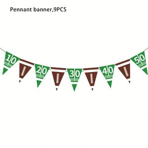 Set de Decoración para Fiesta Temática del Super Bowl, para el Día del Partido, Suministros para Celebración de Cumpleaños - Product Image 3