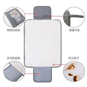 Bán Hàng Nóng Tùy Chỉnh In Bé Thay Đổi Mat Xách Tay Bé Thay Đổi Pad Tã Túi Cho Mẹ - Product Image 3