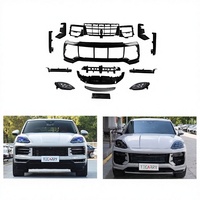 Kit carrosserie pare-chocs avant avec phares pour Cayenne 9Y02 Turbo 2024, compatible OLIVER - Solution de conversion de l'ancien au nouveau pour mise à niveau de véhicule d'origine