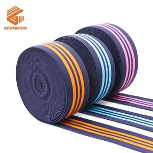 Bande élastique en polyester épaisse et colorée, haute élasticité, pour ceinture de yoga, accessoires vestimentaires - Product Image 3