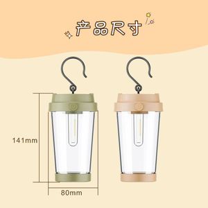 Luz nocturna creativa para taza de agua, con control de grifo, funciona con pilas, forma rectangular, iluminación ambiental para dormitorio, sala de estar, estudio - Product Image 5