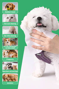 Lenços Umedecidos de Higiene para Animais de Estimação Biodegradáveis de Marca Própria Orgânica OEM ODM Lenços Naturais para Limpeza de Cães - Product Image 4