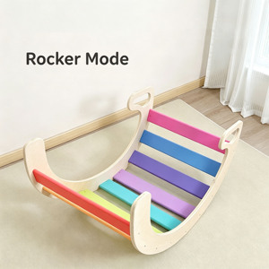 Torre de aprendizaje Montessori de madera para niños pequeños, ecológica, estructura de escalada para interiores, para desarrollar la fuerza física en los niños - Product Image 5