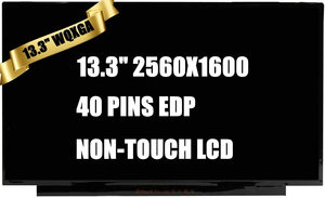 ราคาโรงงาน จอแสดงผล LCD สำหรับแล็ปท็อปเกมมิ่ง AUO B133QAN02.0 B133QAN03.2 B133QAN04.1 ขนาด 13.3 นิ้ว ความละเอียด 2560x1600 QHD EDP 40 พิน IPS HDR รุ่นใหม่ - Product Image 2