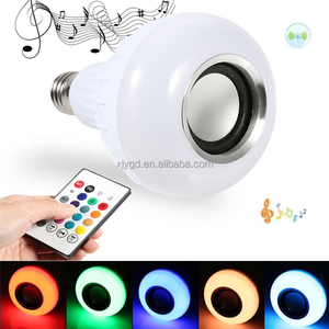 Bohlam Lampu LED RGB 12W E27 dengan <span class=keywords><strong>Speaker</strong></span> <span class=keywords><strong>Bluetooth</strong></span> Terintegrasi dan Remote Control, Ideal untuk Pesta dan Dekorasi Rumah - Product Image 5