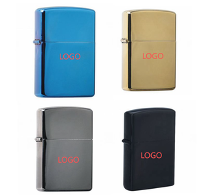 <span class=keywords><strong>Accendino</strong></span> a <span class=keywords><strong>Benzina</strong></span> Ricaricabile in Metallo Nero con Fiammifero in Seta, Vendita Diretta dalla Fabbrica 2025, Economico e Popolare, con Custodia - Product Image 1