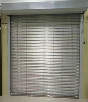 Puertas Enrollables de Malla de Acero Inoxidable de Alta Calidad, Automáticas y Antirrobo, Puertas de Seguridad para Exteriores para Tiendas