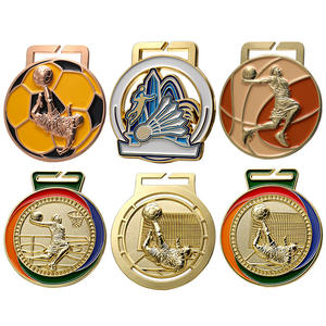 Medallas de Esmalte 3D Fundidas en Oro para Competición Deportiva de Taekwondo y Natación, Personalizadas con Cintas, Venta al por Mayor de Fábrica - Product Image 4