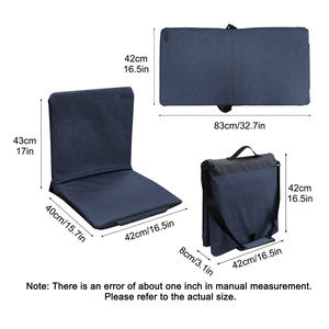 كراسي Bleacher المحمولة القابلة للطي لتعديل المستويات 5 كراسي استاد قابلة للطي مع دعم الظهر - Product Image 3