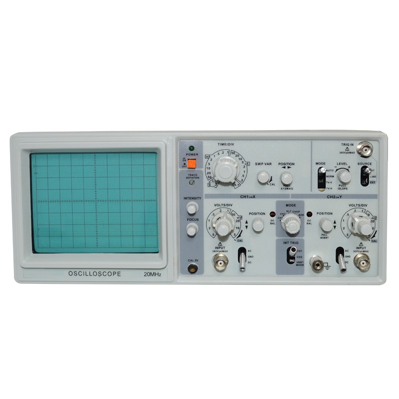 Analog Oscilloscope 60MHZ Dual Channel for Lab Education
