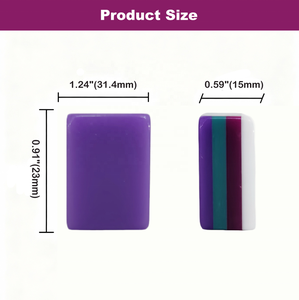 Juego de Mahjong Acrílico Morado de Lujo Moderno de 4 Capas con 160 Fichas, Portátil, Duradero y Resistente al Agua para Fiestas, <span class=keywords><strong>Casino</strong></span> y Camping - Product Image 5
