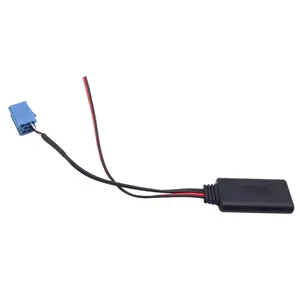 Kabel Adaptor 8 Pin Mobil Otomatis, Penerima Audio Bluetooth Aux Nirkabel untuk Blaupunkt