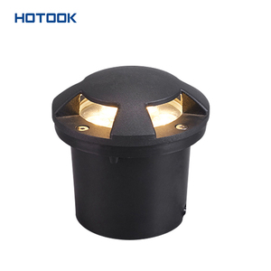 Hotook IP65 không thấm nước ngoài trời dẫn boong cầu thang đèn một chiều Nhôm chôn lõm inground đèn 12V cầu thang bước chiếu sáng - Product Image 5