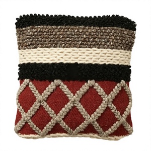 Worldwide Decorative Bohemian Home Decor Multi Design Cotton Cushion <b>Cover</b> Handwoven Indoor-Outdoor Geometric <b>Throw</b> Pillow <b>Cover</b> - Product Image 1