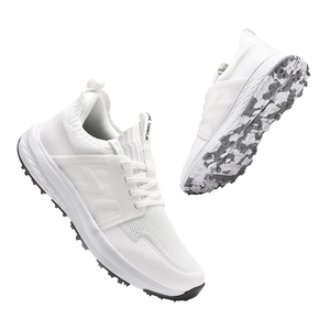 Chaussures de golf transfrontalières pour hommes et femmes, respirantes, à bouton rotatif, modèle X70, en maille, pour couple, décontractées et sportives - Product Image 1