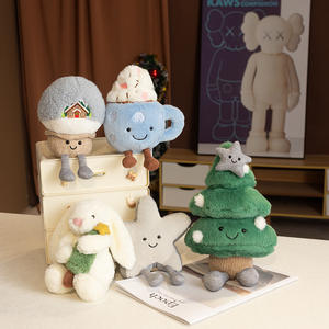 ตุ๊กตากระต่ายบอนนี่ ต้นคริสต์มาส <span class=keywords><strong>ดาว</strong></span>เงิน ลูกบอลหิมะ<span class=keywords><strong>สี</strong></span>เงิน ของเล่นตุ๊กตาผ้าพลัฌ ใยฝ้าย PP ปักลาย ตุ๊กตาผ้าห่มนุ่ม - Product Image 1