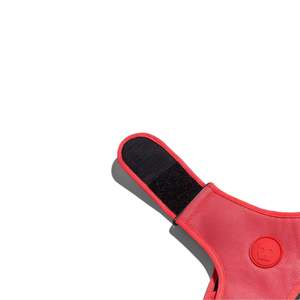 Neon Coral Adjustable Mesh Harness For Dogs With Reflective Strips And Secure Buckles - Product Image 5