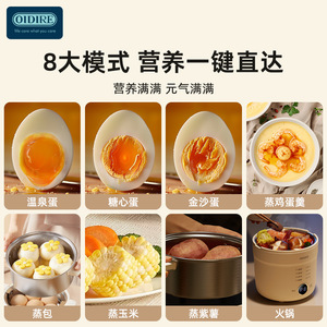 Olla para Cocer Huevos de Doble Capa Oidire, Vaporera para 1-12 Huevos con Temporizador y Función de Apagado Automático - Product Image 4