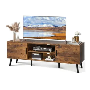 Furniture Living Room Media Console TV Stand TV Cabinet Home Board Modern 1 Set Vintage Tv Stand Bedroom Convertible