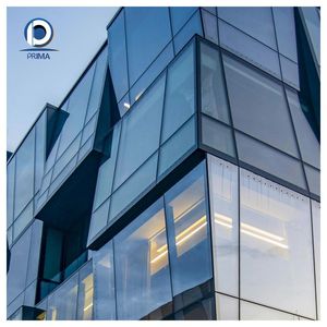 Muro Cortina de Vidrio con Rotura de Puente Térmico, Fachada Aislada de Aluminio para Ahorro Energético, Ideal para Edificios de Gran Altura, Oficinas, Hoteles y Centros Comerciales - Product Image 3