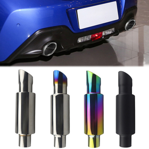 Automobile and Motorcycle Exhaust Pipe Tailpipe Universal Stainless Steel Straight <b>Drum</b> Decoration Modification - Product Image 1
