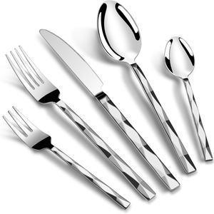 Topwin Luxury Design Diamond Shaped Handle Cutlery Stainless Steel Cutlery <b>Set</b> - Product Image 1