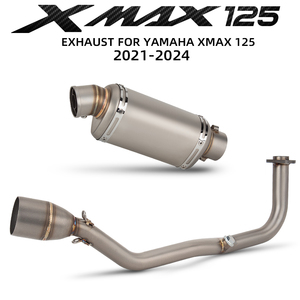 Système d'échappement XMAX125 pour Yamaha <span class=keywords><strong>XMAX</strong></span>-<span class=keywords><strong>125</strong></span> 2021-2024, kit de tuyaux d'échappement pour moto, collecteur de <span class=keywords><strong>scooter</strong></span>, silencieux Yoshimura T98 - Product Image 1