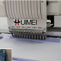 Machine à broder les logos automatique pour t-shirts et casquettes, 1 tête 15 aiguilles, machine informatisée commerciale pour l'application de logos