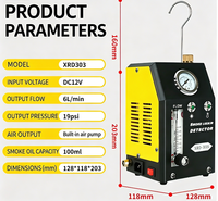 Detector de Fugas de Humo para Automóvil, Eléctrico, con Cable, 12V CC, Universal, Analizador de Motor, Herramienta de Detección del Sistema de Admisión, Hecho de Metal