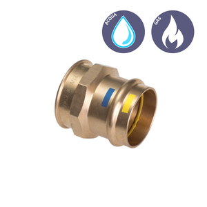 ท่อทองแดงสแตนเลสแบบกดสำหรับผู้หญิงแบบตรง22X1ท่อทองแดงกลึงขนาด12มม. พื้นผิวเรียบ - Product Image 4
