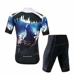 Unisex Urban Wheel Sport <b>Short</b> Sleeve Wear Quick Dry Shock <b>Pad</b> <b>Shorts</b> Road Bike Competition <b>Cycling</b> Outfit with Custom Printing - Product Image 2