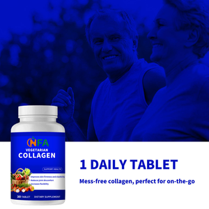 Comprimés de collagène végétarien à prix d'usine avec calcium pour améliorer la fermeté de la peau et réduire l'inconfort articulaire - Product Image 2