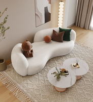 Neue Technologie Modernes Sektionales Stoff-Wohnzimmer-Sofa-Set Möbel